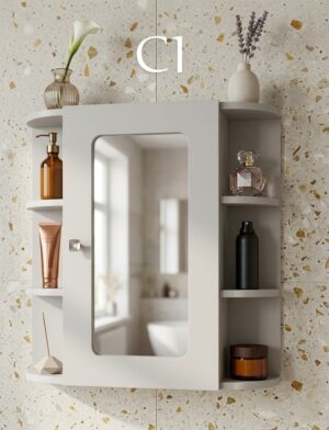 Miroir salle de bain 
مرآة عصرية مادة الصنع فوركس
                                  modèle C1