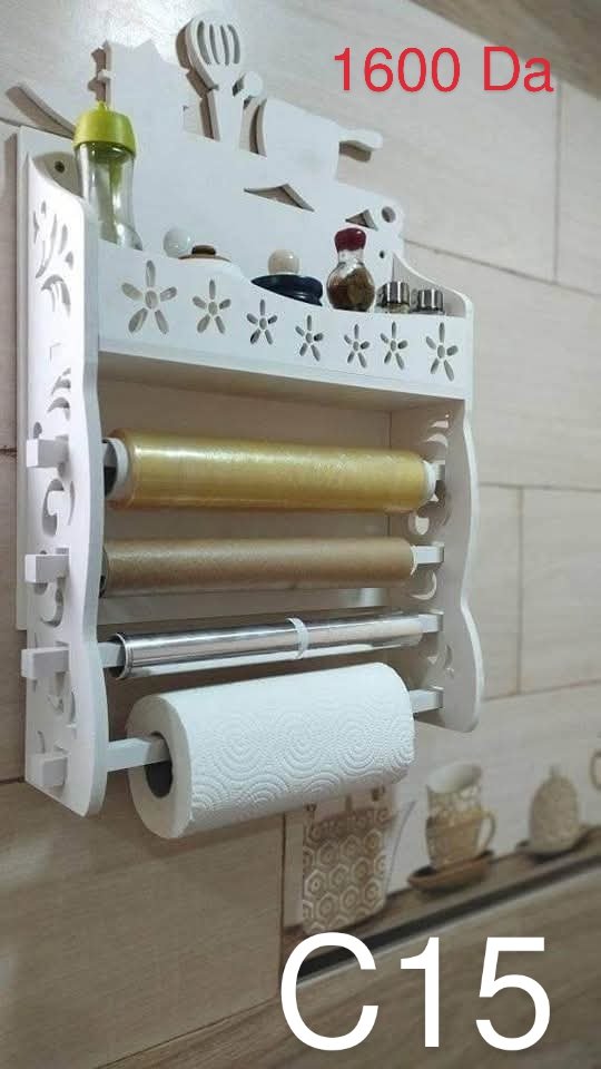 حامل التوابل وأوراق التغليف
                              modèles C15
ب 1600دج ✅️ 🌼 جدد ديكور منزلك مع تشكيلتنا المميزة! 🌼🪴
تعرّف على تشكيلتنا الفريدة من أثاث  والمطبخ الرائع
تمتاز بتصميمات مصنوعة من مادة فوراكس المقاومة للماء والرطوبة. 💦💦